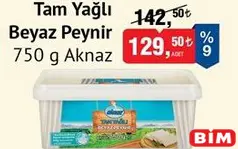 AKNAZ TAM YAĞLI BEYAZ PEYNİR 750 G